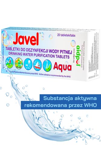 Tabletki do uzdatniania wody pitnej JAVEL Aqua